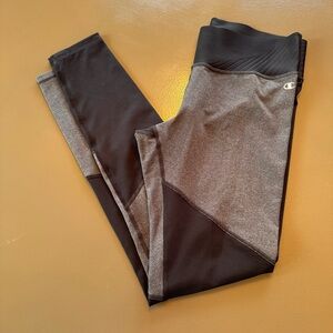 Women’s Champion Power Flex Black & Gray Workout Leggings